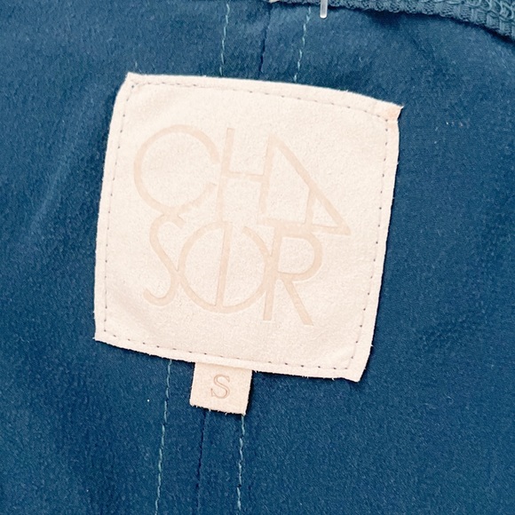 NWT- CHASER Silk Basics Deep Armhole Tank in Sailor Blue - Picture 5 of 8